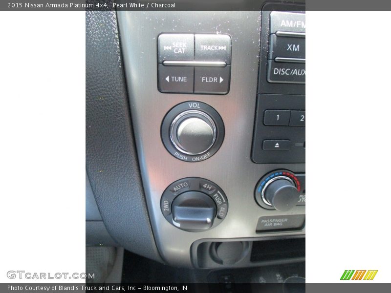 Controls of 2015 Armada Platinum 4x4