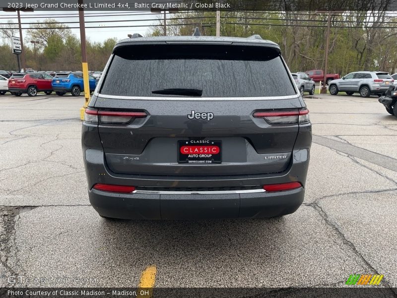 Baltic Gray Metallic / Global Black 2023 Jeep Grand Cherokee L Limited 4x4