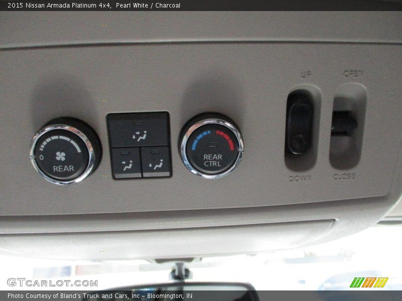 Controls of 2015 Armada Platinum 4x4