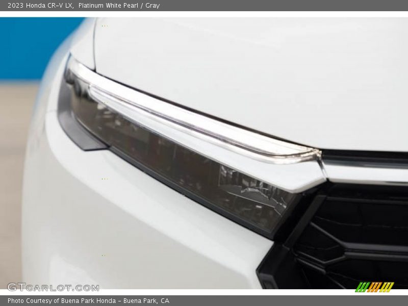 Platinum White Pearl / Gray 2023 Honda CR-V LX
