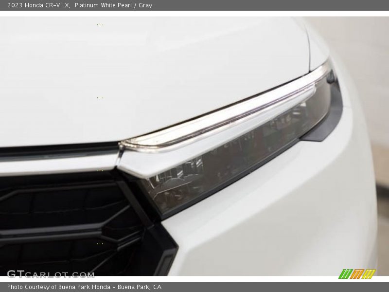 Platinum White Pearl / Gray 2023 Honda CR-V LX