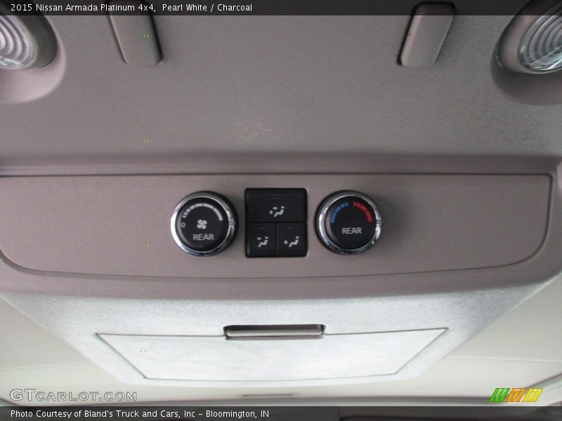 Pearl White / Charcoal 2015 Nissan Armada Platinum 4x4