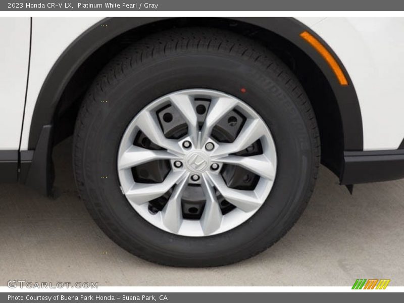 Platinum White Pearl / Gray 2023 Honda CR-V LX