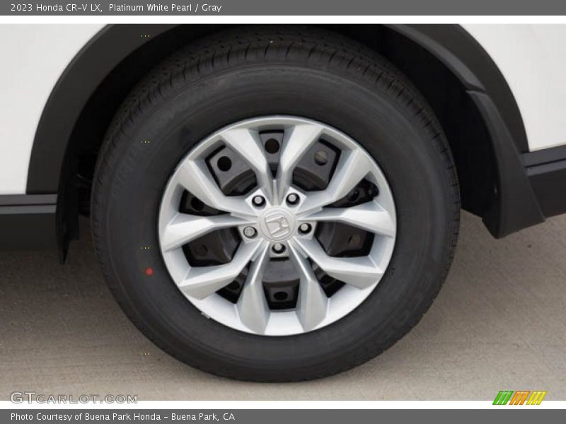 Platinum White Pearl / Gray 2023 Honda CR-V LX