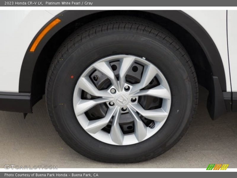 Platinum White Pearl / Gray 2023 Honda CR-V LX