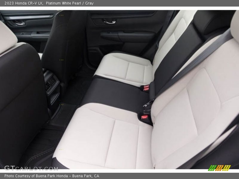 Platinum White Pearl / Gray 2023 Honda CR-V LX