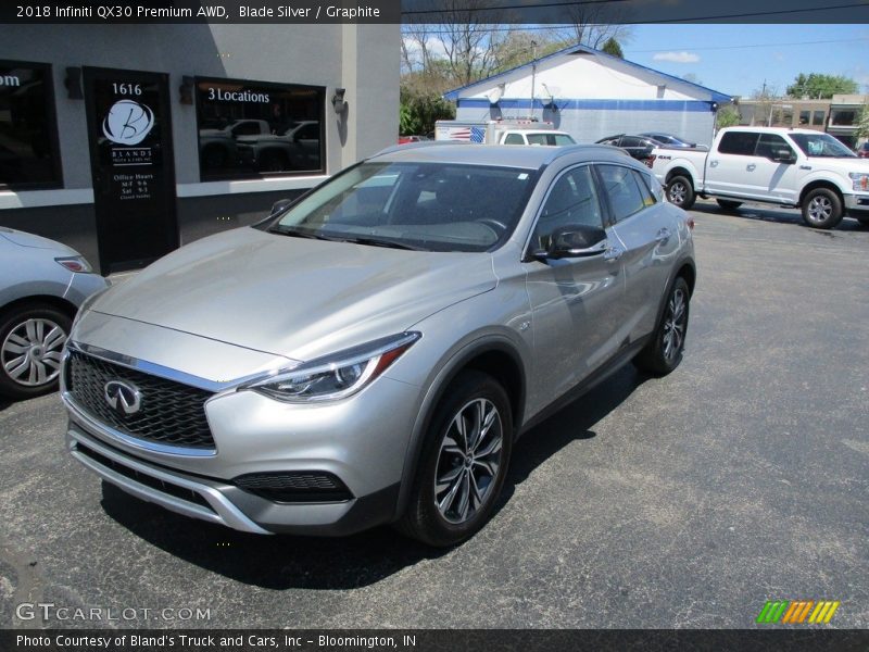 Blade Silver / Graphite 2018 Infiniti QX30 Premium AWD