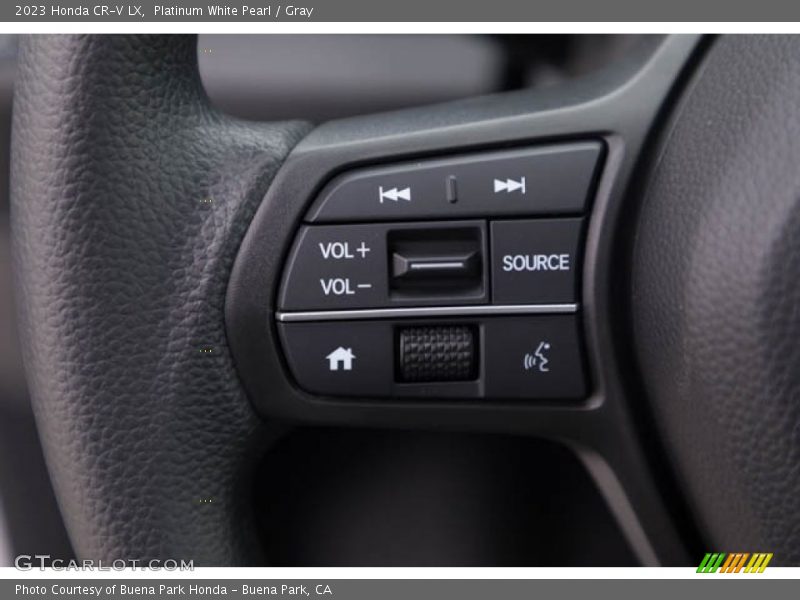 Platinum White Pearl / Gray 2023 Honda CR-V LX