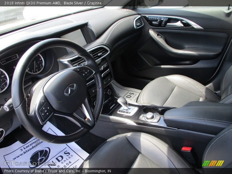Blade Silver / Graphite 2018 Infiniti QX30 Premium AWD