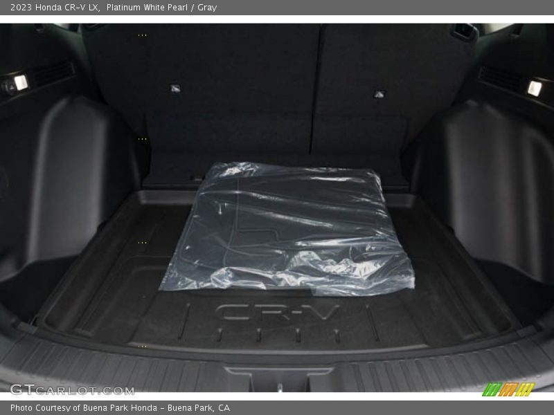 Platinum White Pearl / Gray 2023 Honda CR-V LX