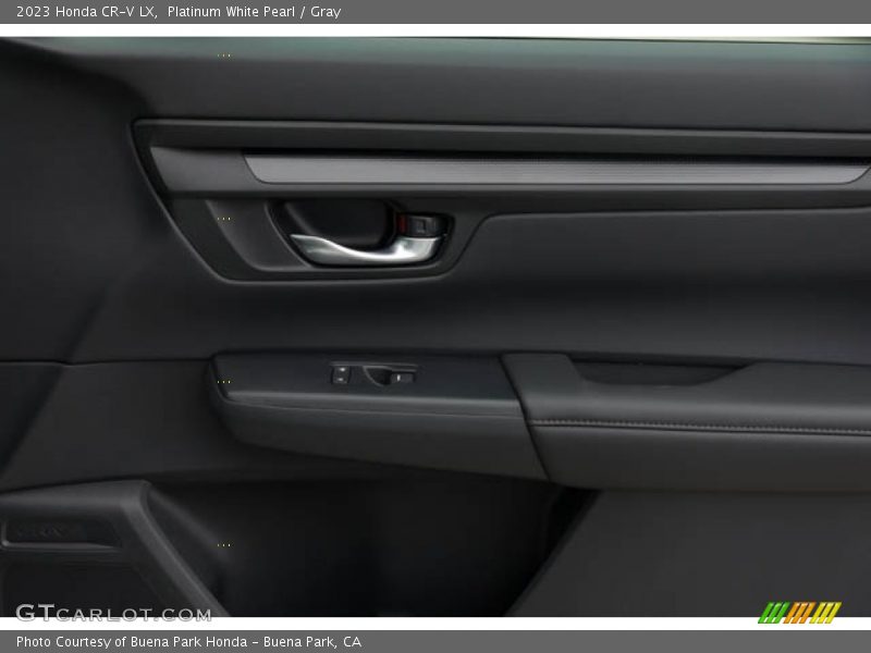 Platinum White Pearl / Gray 2023 Honda CR-V LX