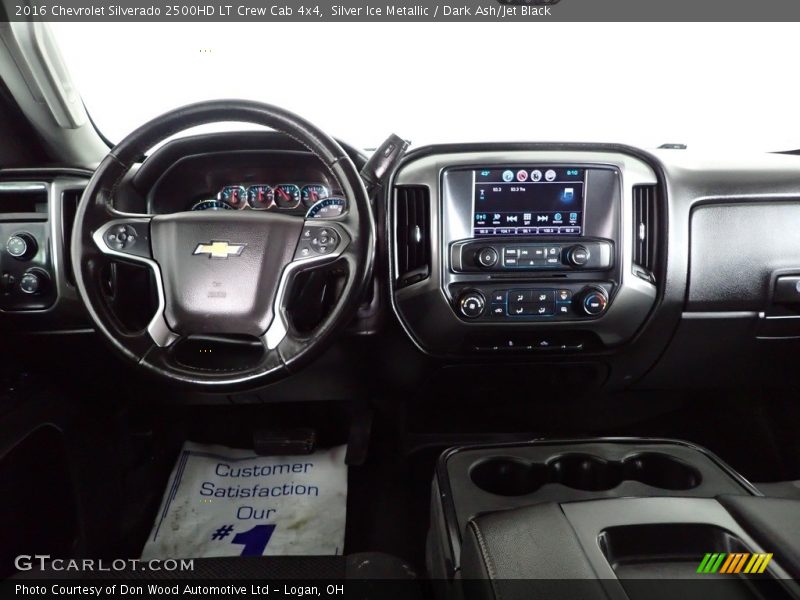 Silver Ice Metallic / Dark Ash/Jet Black 2016 Chevrolet Silverado 2500HD LT Crew Cab 4x4