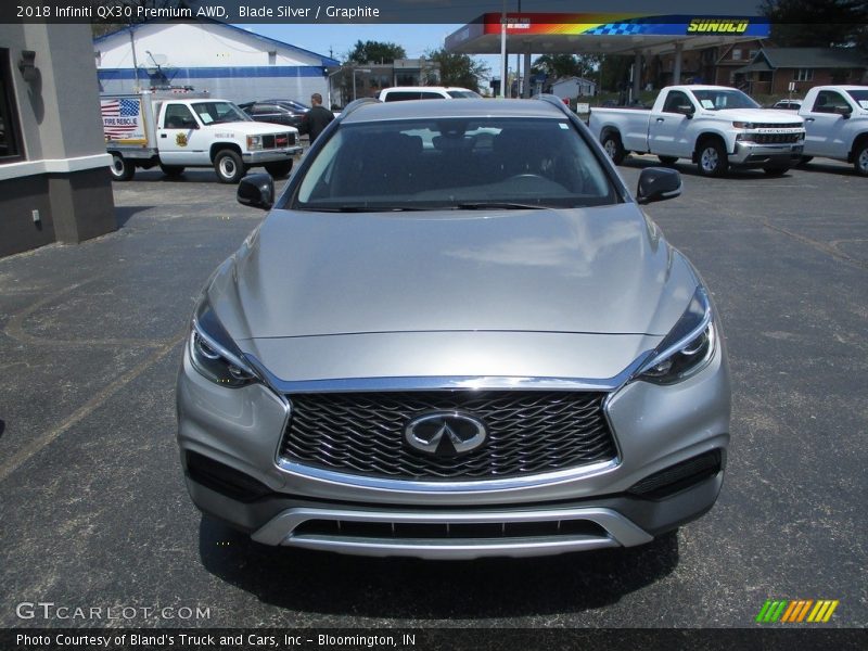 Blade Silver / Graphite 2018 Infiniti QX30 Premium AWD
