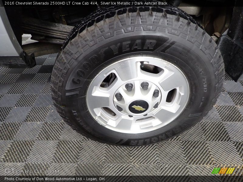 Silver Ice Metallic / Dark Ash/Jet Black 2016 Chevrolet Silverado 2500HD LT Crew Cab 4x4