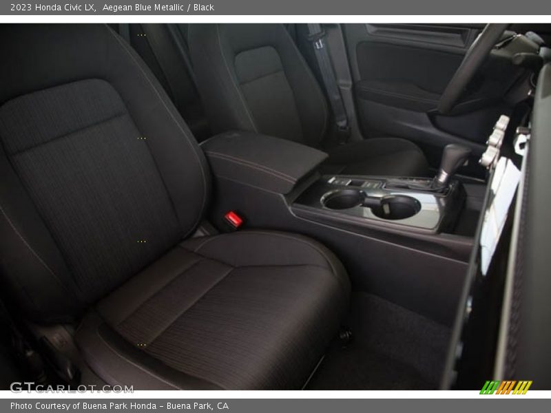 Aegean Blue Metallic / Black 2023 Honda Civic LX