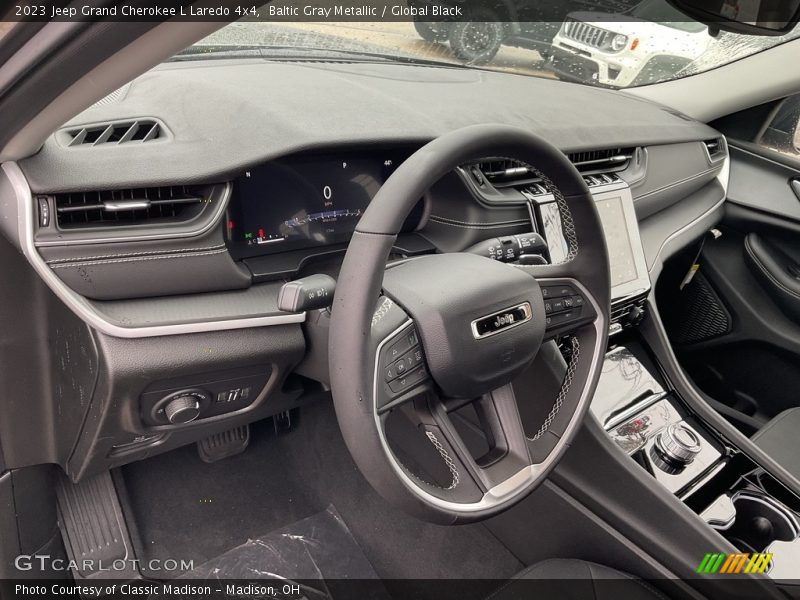 Baltic Gray Metallic / Global Black 2023 Jeep Grand Cherokee L Laredo 4x4