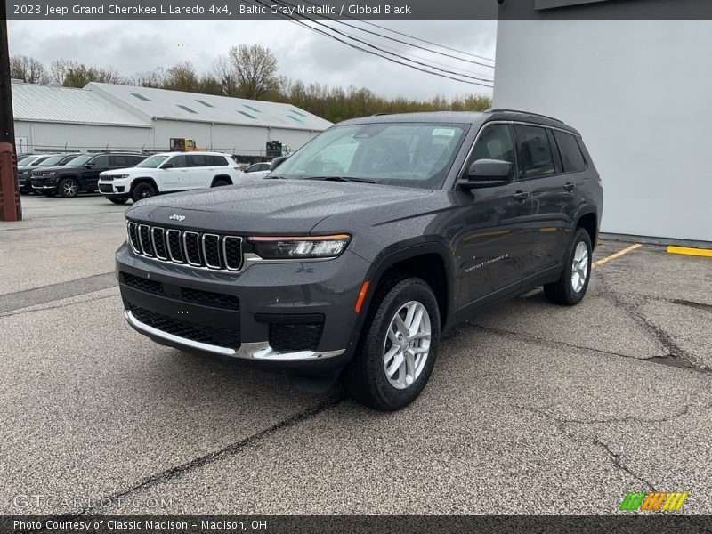 Baltic Gray Metallic / Global Black 2023 Jeep Grand Cherokee L Laredo 4x4