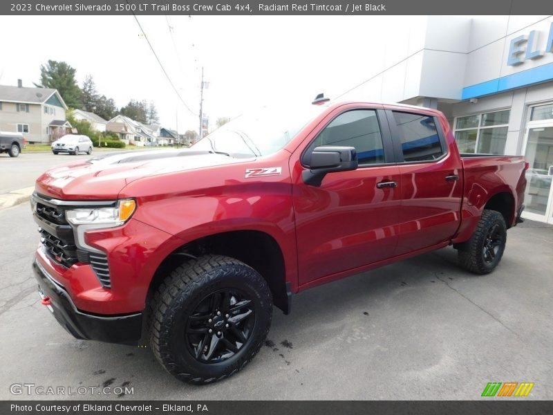 Radiant Red Tintcoat / Jet Black 2023 Chevrolet Silverado 1500 LT Trail Boss Crew Cab 4x4
