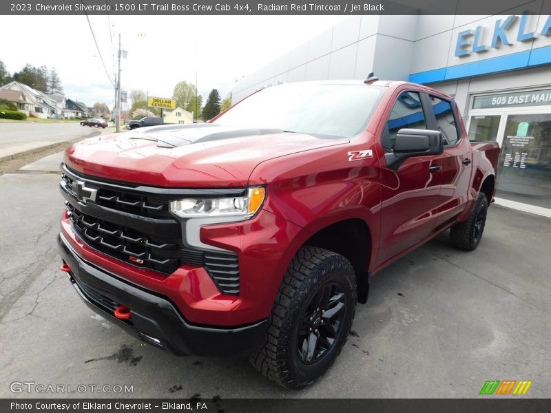 Radiant Red Tintcoat / Jet Black 2023 Chevrolet Silverado 1500 LT Trail Boss Crew Cab 4x4