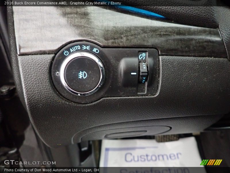 Graphite Gray Metallic / Ebony 2016 Buick Encore Convenience AWD