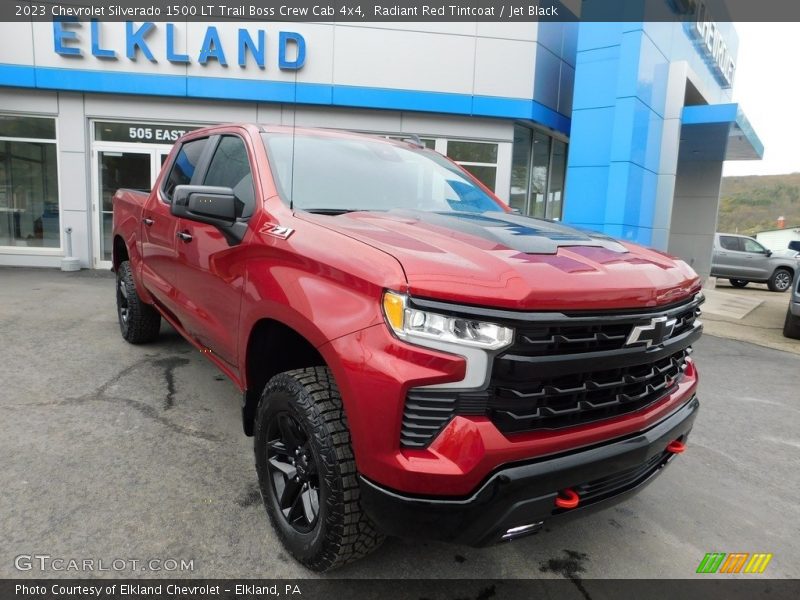 Radiant Red Tintcoat / Jet Black 2023 Chevrolet Silverado 1500 LT Trail Boss Crew Cab 4x4