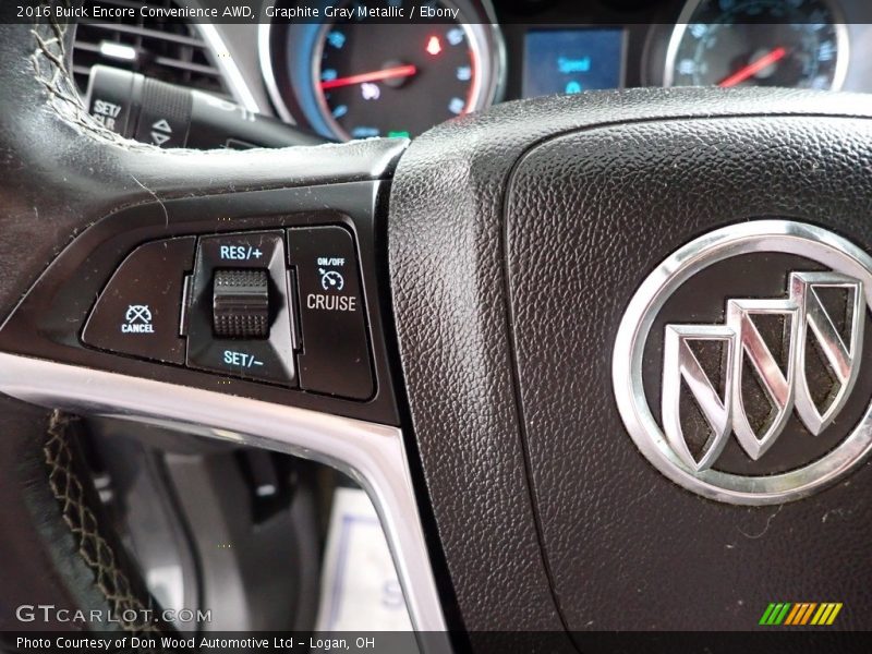 Graphite Gray Metallic / Ebony 2016 Buick Encore Convenience AWD