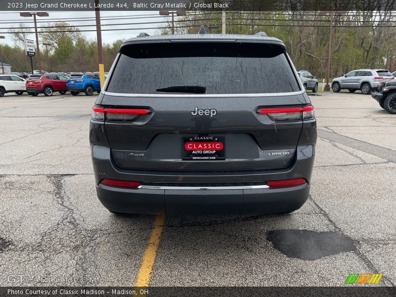 Baltic Gray Metallic / Global Black 2023 Jeep Grand Cherokee L Laredo 4x4