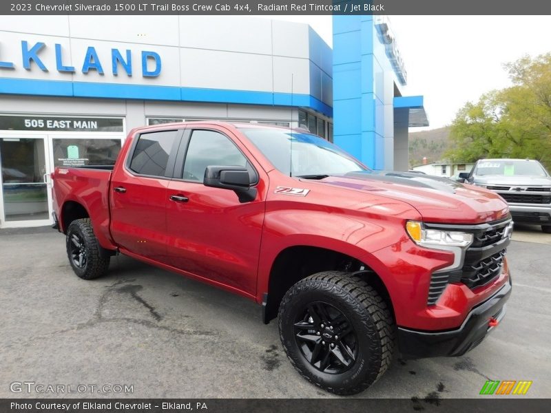Radiant Red Tintcoat / Jet Black 2023 Chevrolet Silverado 1500 LT Trail Boss Crew Cab 4x4