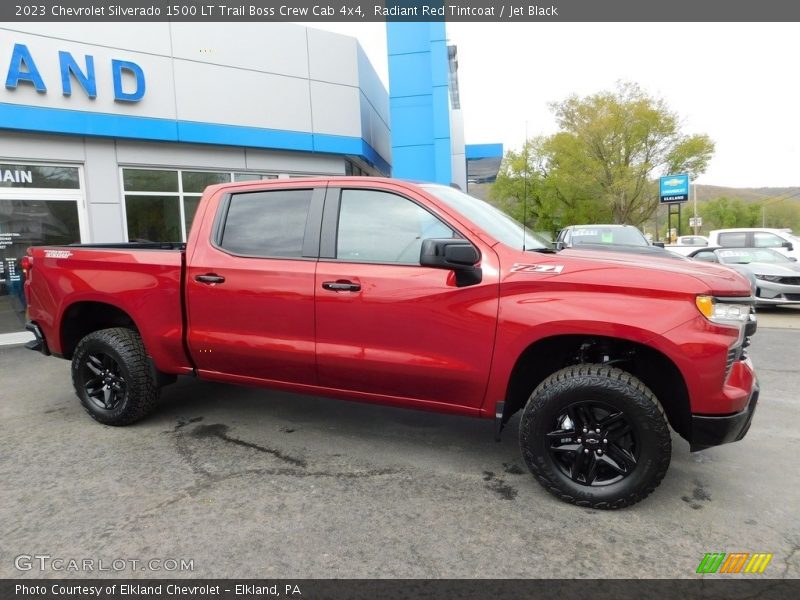 Radiant Red Tintcoat / Jet Black 2023 Chevrolet Silverado 1500 LT Trail Boss Crew Cab 4x4