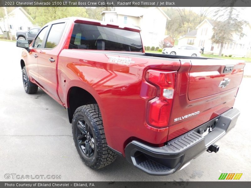 Radiant Red Tintcoat / Jet Black 2023 Chevrolet Silverado 1500 LT Trail Boss Crew Cab 4x4