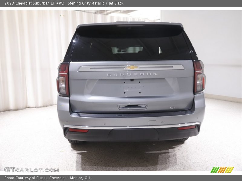 Sterling Gray Metallic / Jet Black 2023 Chevrolet Suburban LT 4WD