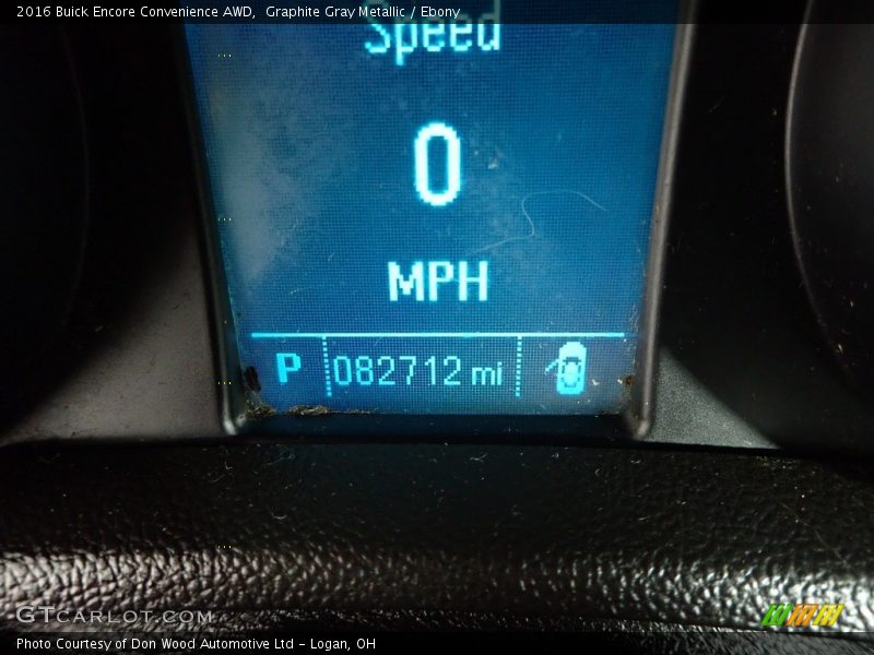Graphite Gray Metallic / Ebony 2016 Buick Encore Convenience AWD