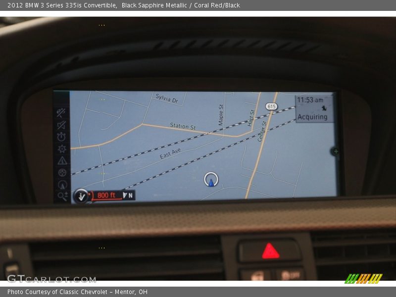 Navigation of 2012 3 Series 335is Convertible