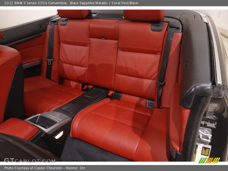 Rear Seat of 2012 3 Series 335is Convertible