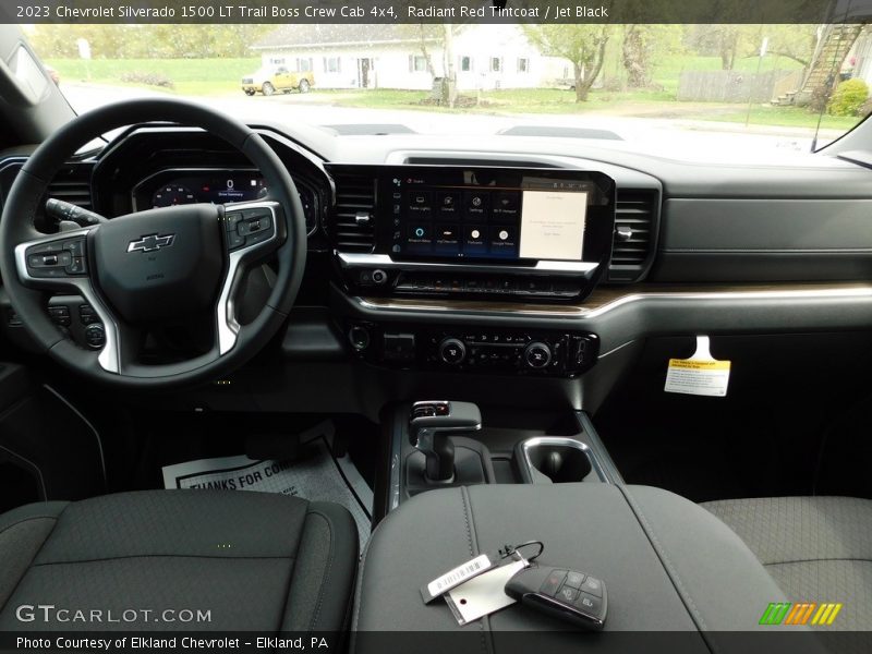 Radiant Red Tintcoat / Jet Black 2023 Chevrolet Silverado 1500 LT Trail Boss Crew Cab 4x4