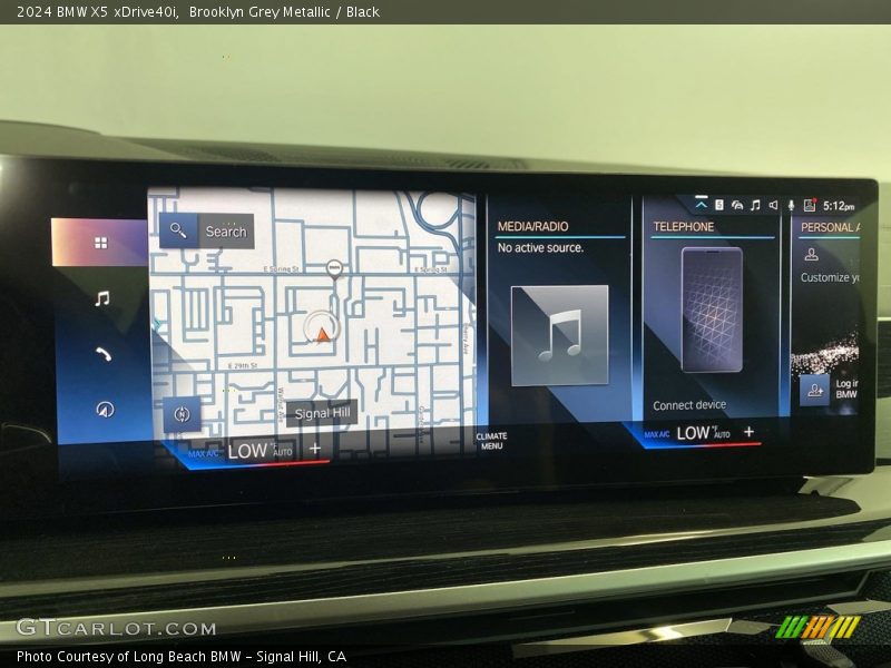 Navigation of 2024 X5 xDrive40i