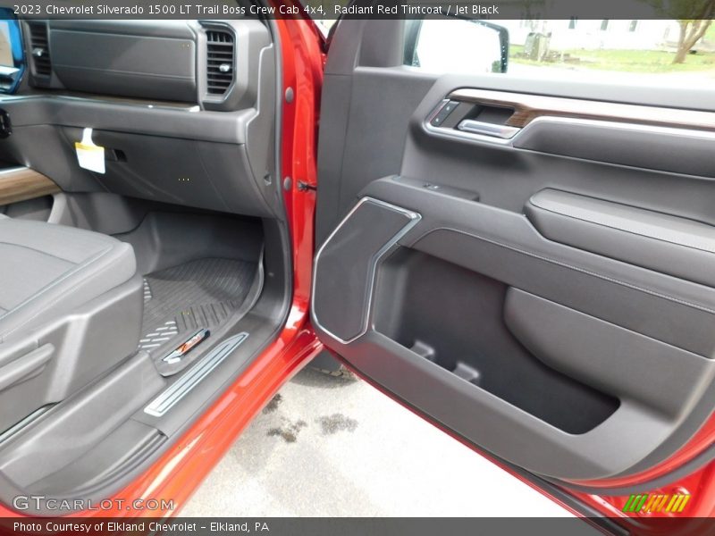 Radiant Red Tintcoat / Jet Black 2023 Chevrolet Silverado 1500 LT Trail Boss Crew Cab 4x4