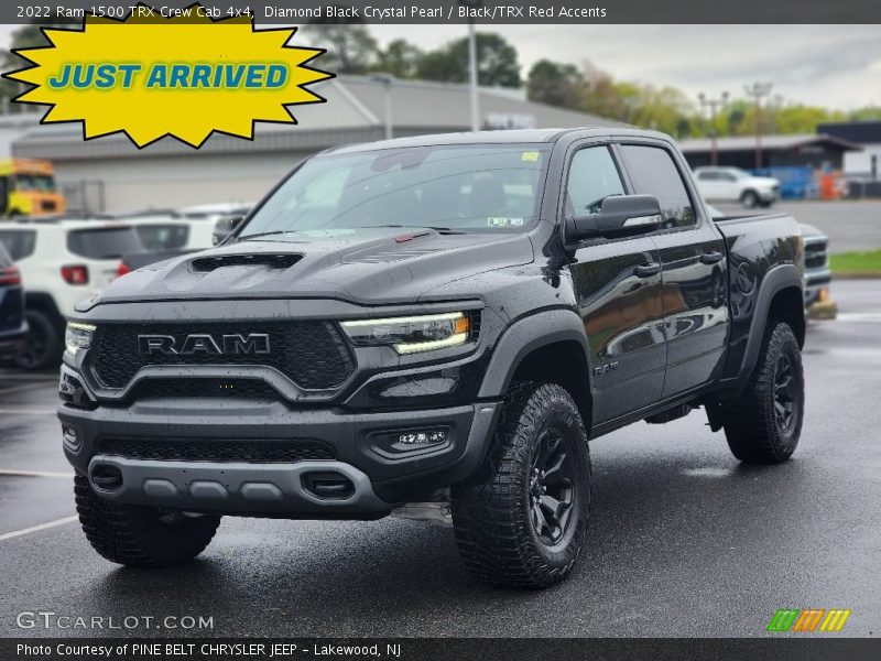 Diamond Black Crystal Pearl / Black/TRX Red Accents 2022 Ram 1500 TRX Crew Cab 4x4