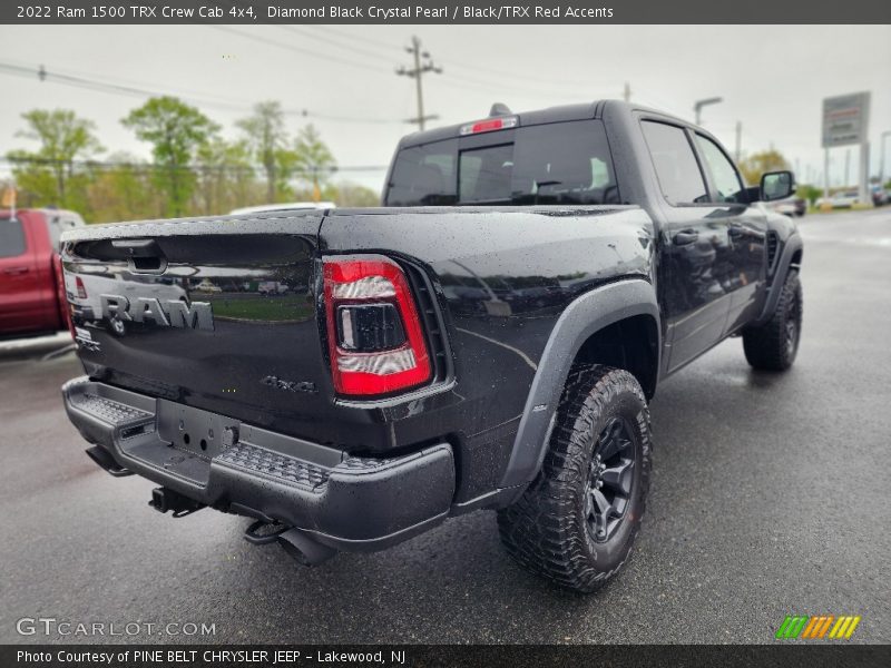 Diamond Black Crystal Pearl / Black/TRX Red Accents 2022 Ram 1500 TRX Crew Cab 4x4