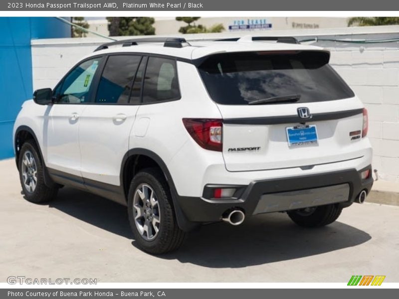 Platinum White Pearl / Black 2023 Honda Passport Trailsport AWD