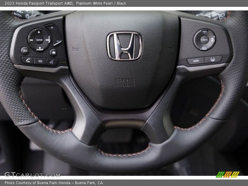 Platinum White Pearl / Black 2023 Honda Passport Trailsport AWD
