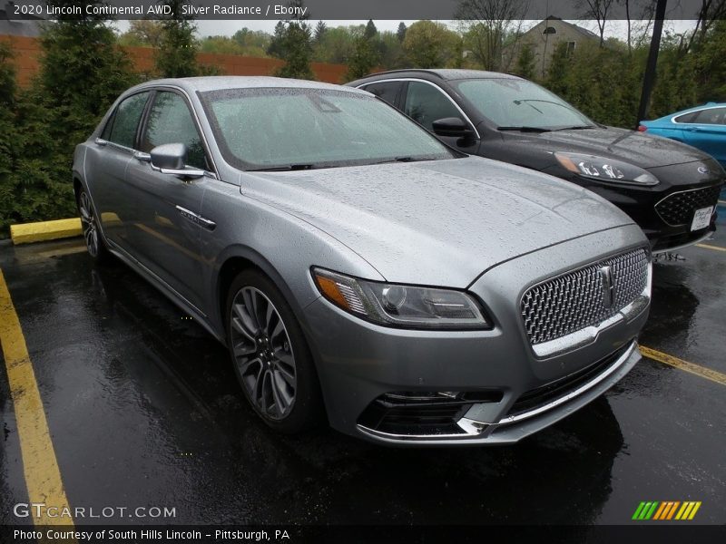 Silver Radiance / Ebony 2020 Lincoln Continental AWD