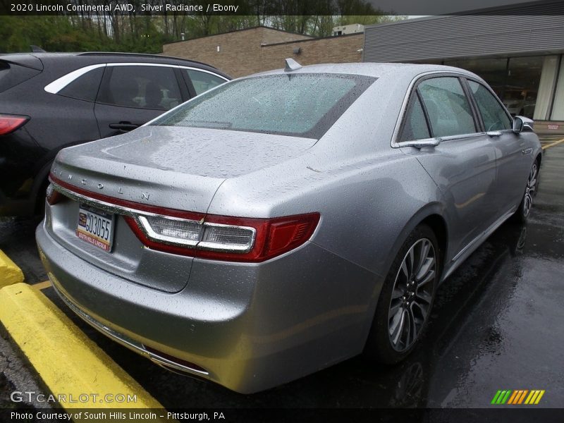 Silver Radiance / Ebony 2020 Lincoln Continental AWD