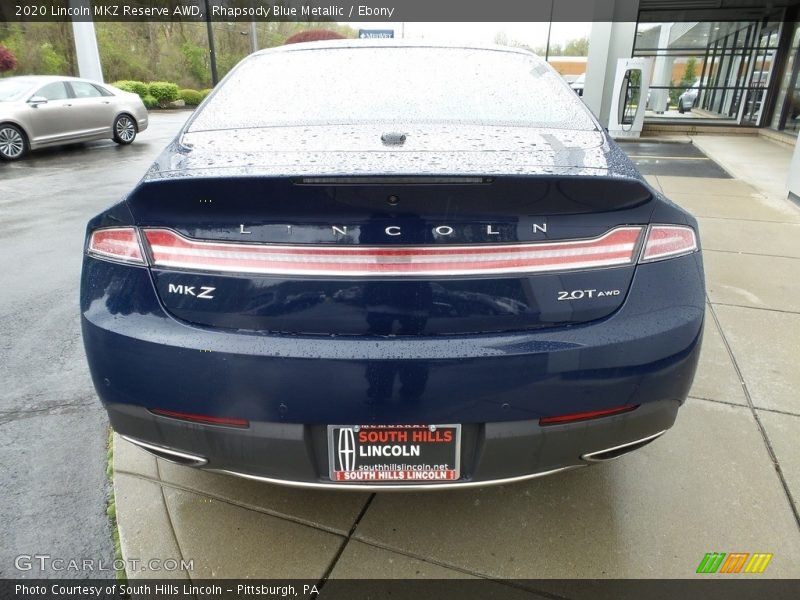 Rhapsody Blue Metallic / Ebony 2020 Lincoln MKZ Reserve AWD