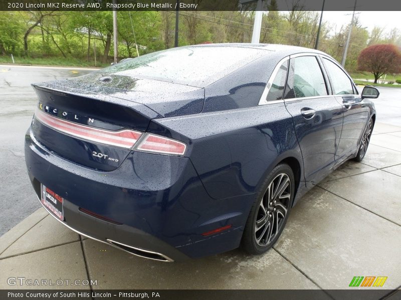 Rhapsody Blue Metallic / Ebony 2020 Lincoln MKZ Reserve AWD