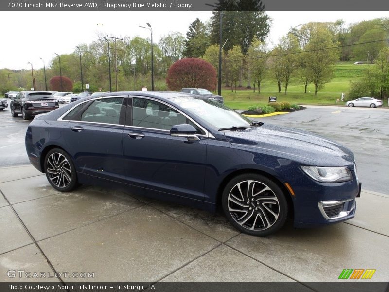 Rhapsody Blue Metallic / Ebony 2020 Lincoln MKZ Reserve AWD