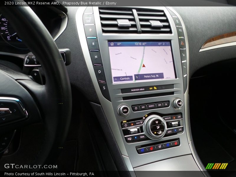Rhapsody Blue Metallic / Ebony 2020 Lincoln MKZ Reserve AWD