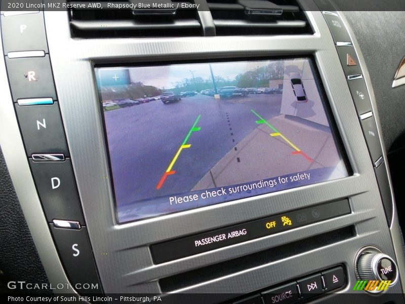 Rhapsody Blue Metallic / Ebony 2020 Lincoln MKZ Reserve AWD