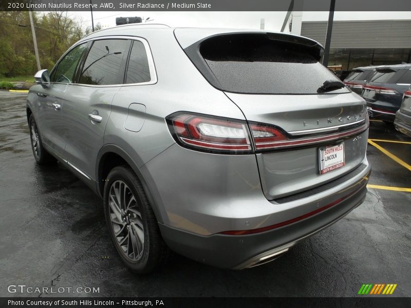 Silver Radiance / Medium Slate 2020 Lincoln Nautilus Reserve AWD