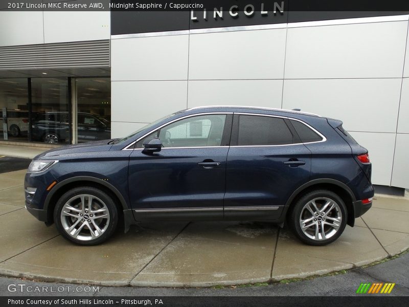 Midnight Sapphire / Cappuccino 2017 Lincoln MKC Reserve AWD